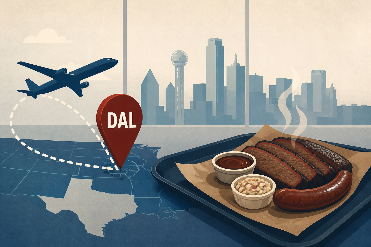 I’m Deliberately Routing Through Dallas Just To Try American Airlines’ New BBQ