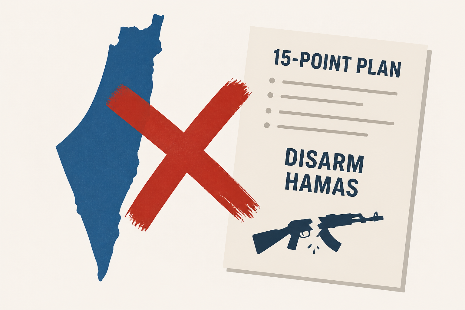 Israel Rejects Trump’s 15-Point Plan to Disarm Hamas