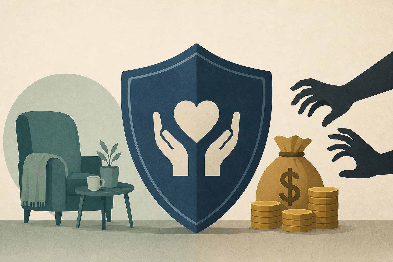 Adult child caregivers need to protect themselves from greedy siblings
