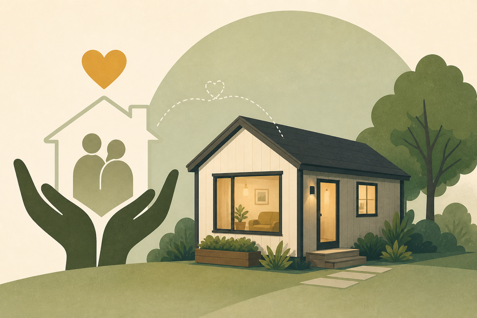 A Woman Built Her Parents a 725-Square-Foot Cottage in Her Backyard