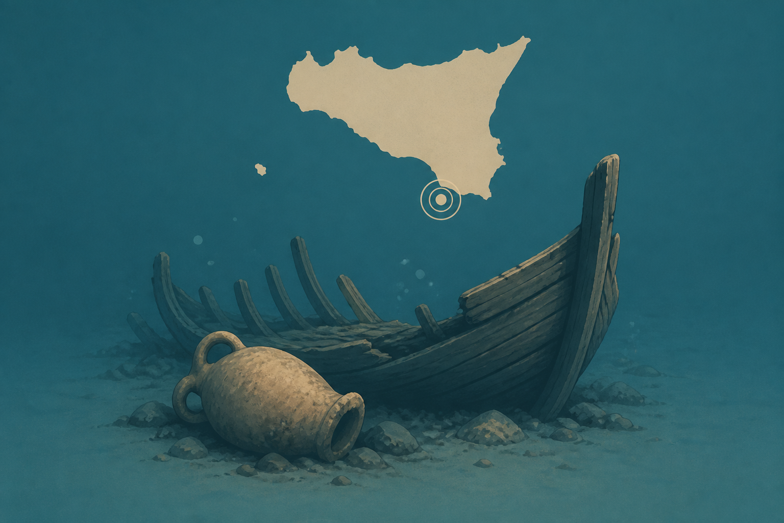 Ancient Roman shipwreck discovered off Sicily coast