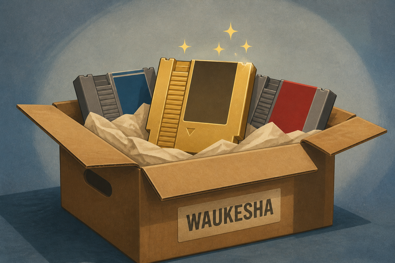 Rare Nintendo cartridges discovered in Waukesha storage box