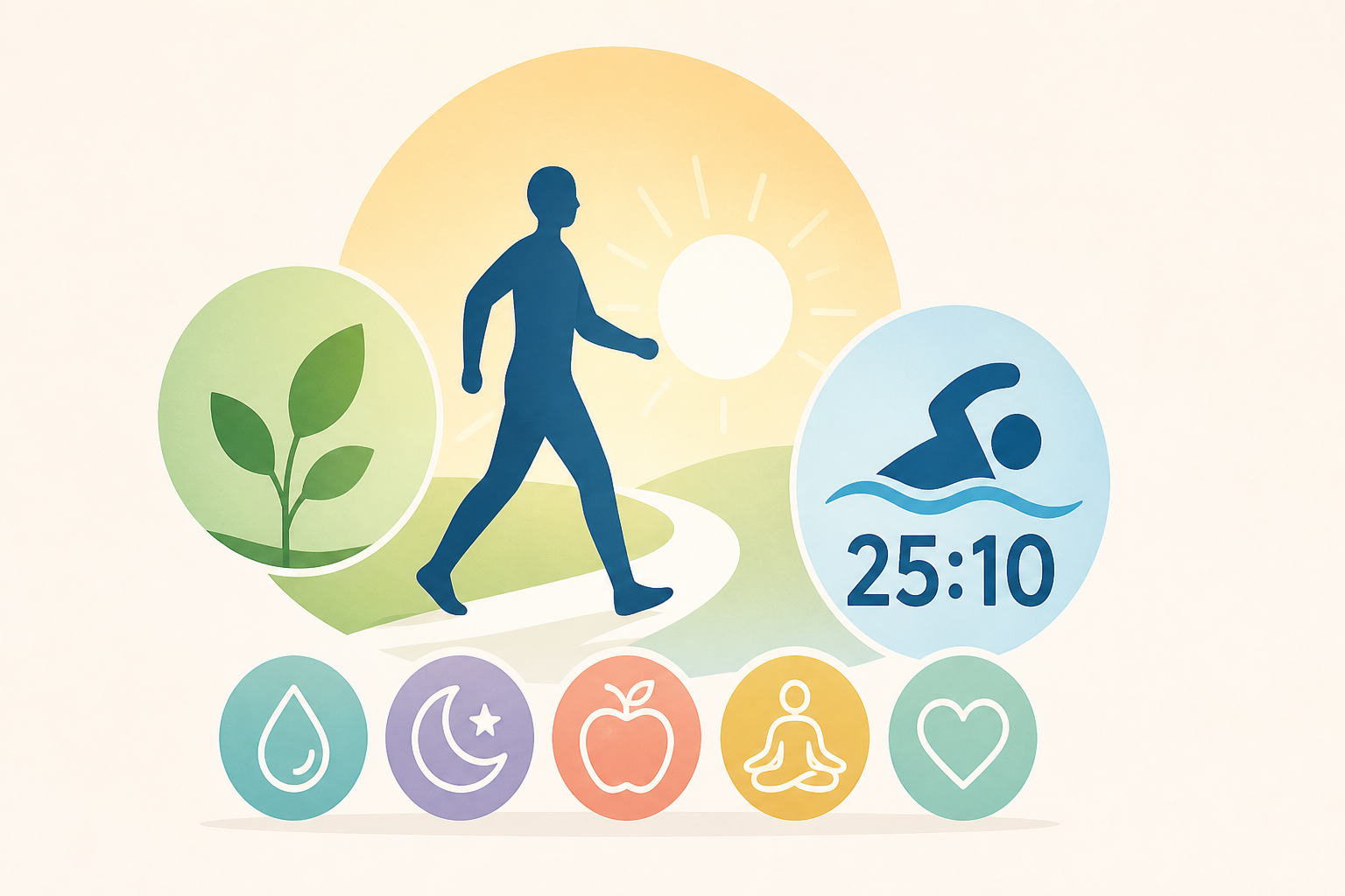 Try Japanese walking, get morning light and follow the 25:10 swim rule - plus 5 more health tips to help you have a great week