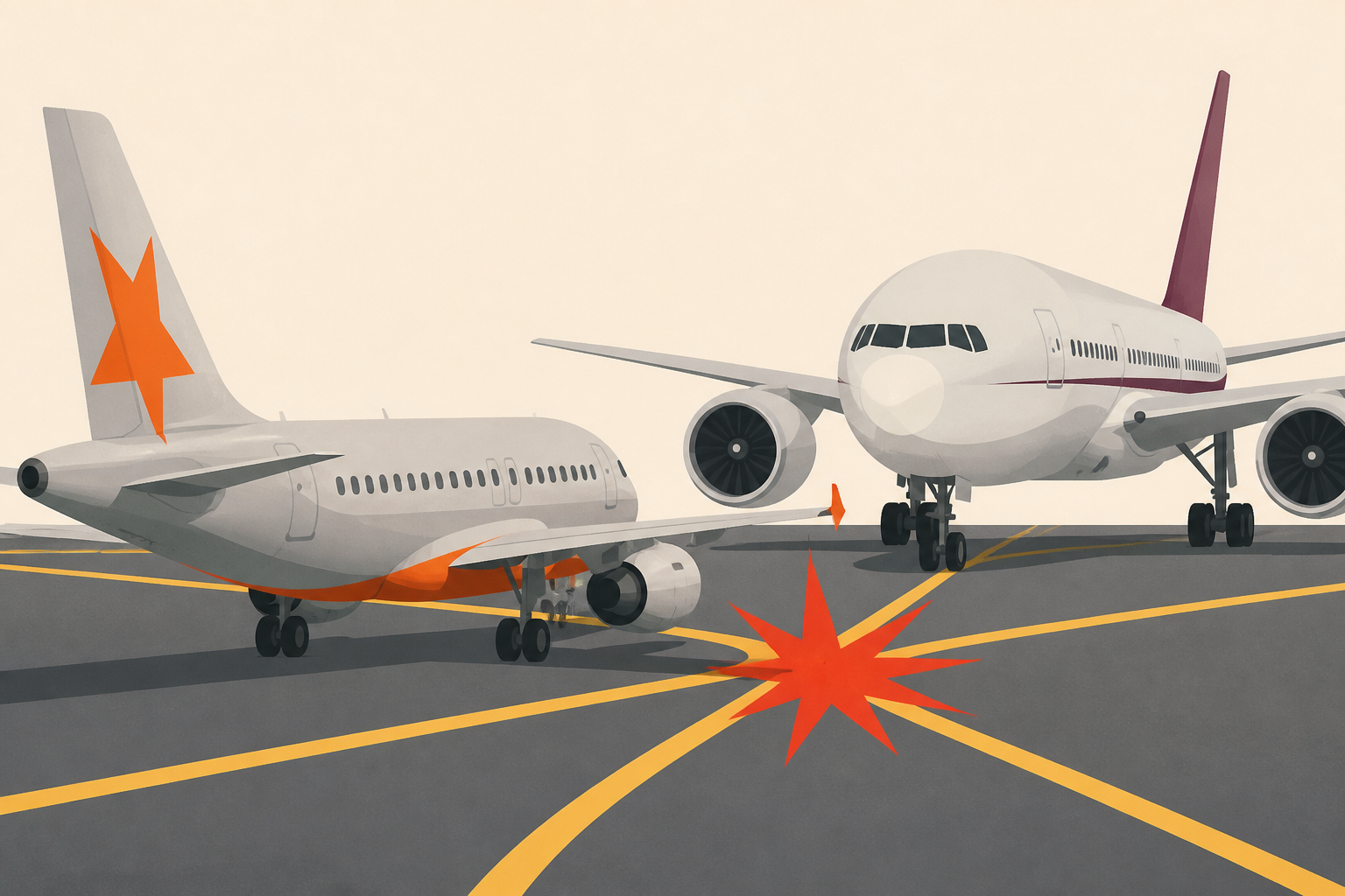 Jetstar A320 & Qatar Airways 777 Nearly Collide On Sydney Airport Taxiway