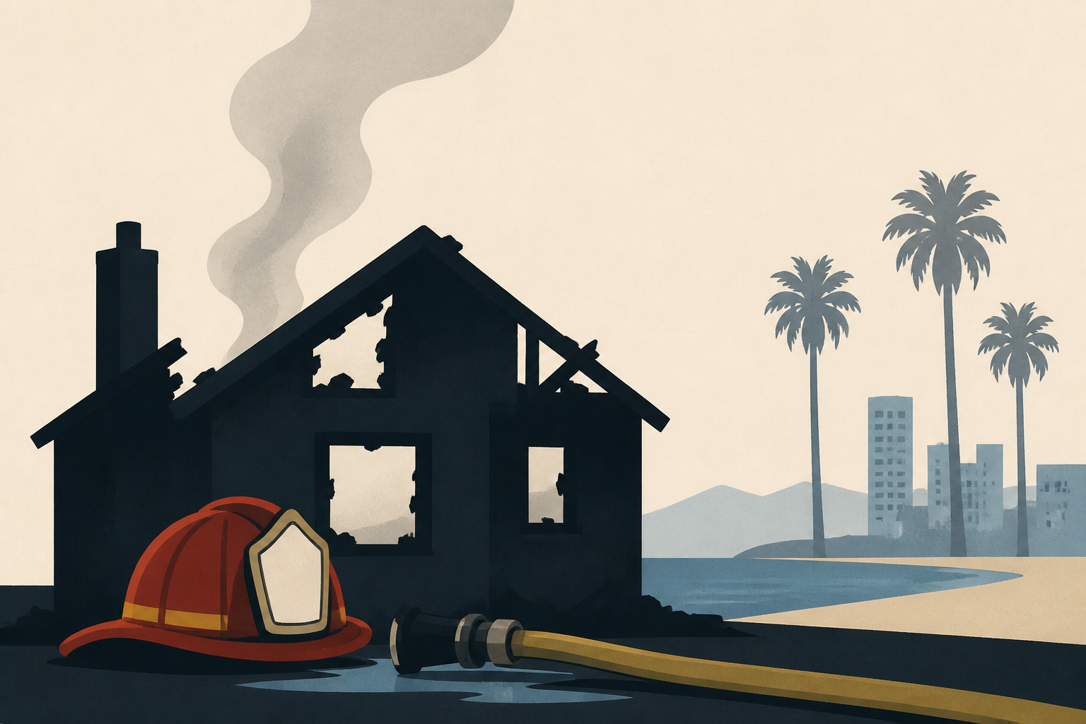 2 found dead after firefighters extinguish house fire in Santa Monica