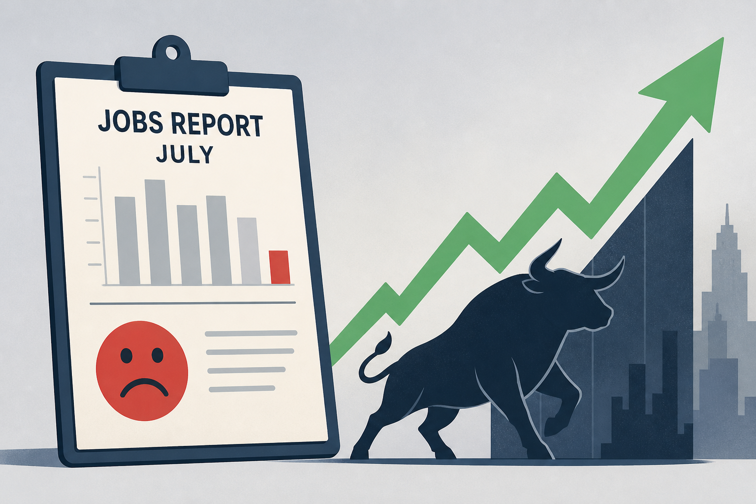 'Very little to like': Wall Street assesses surprise July jobs report as stocks jump