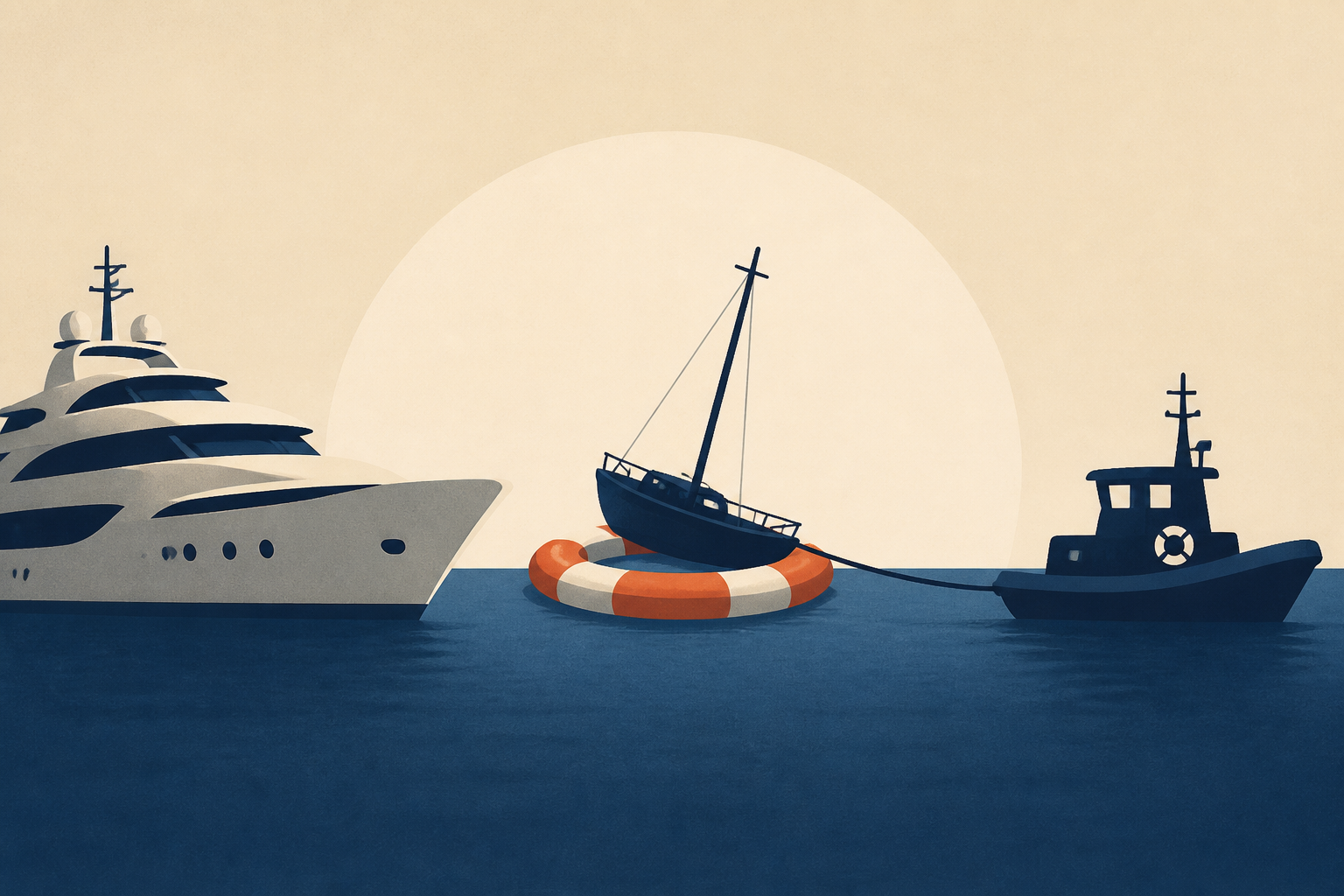 Zuckerberg’s yacht was closer, but someone else saved a stranded boat