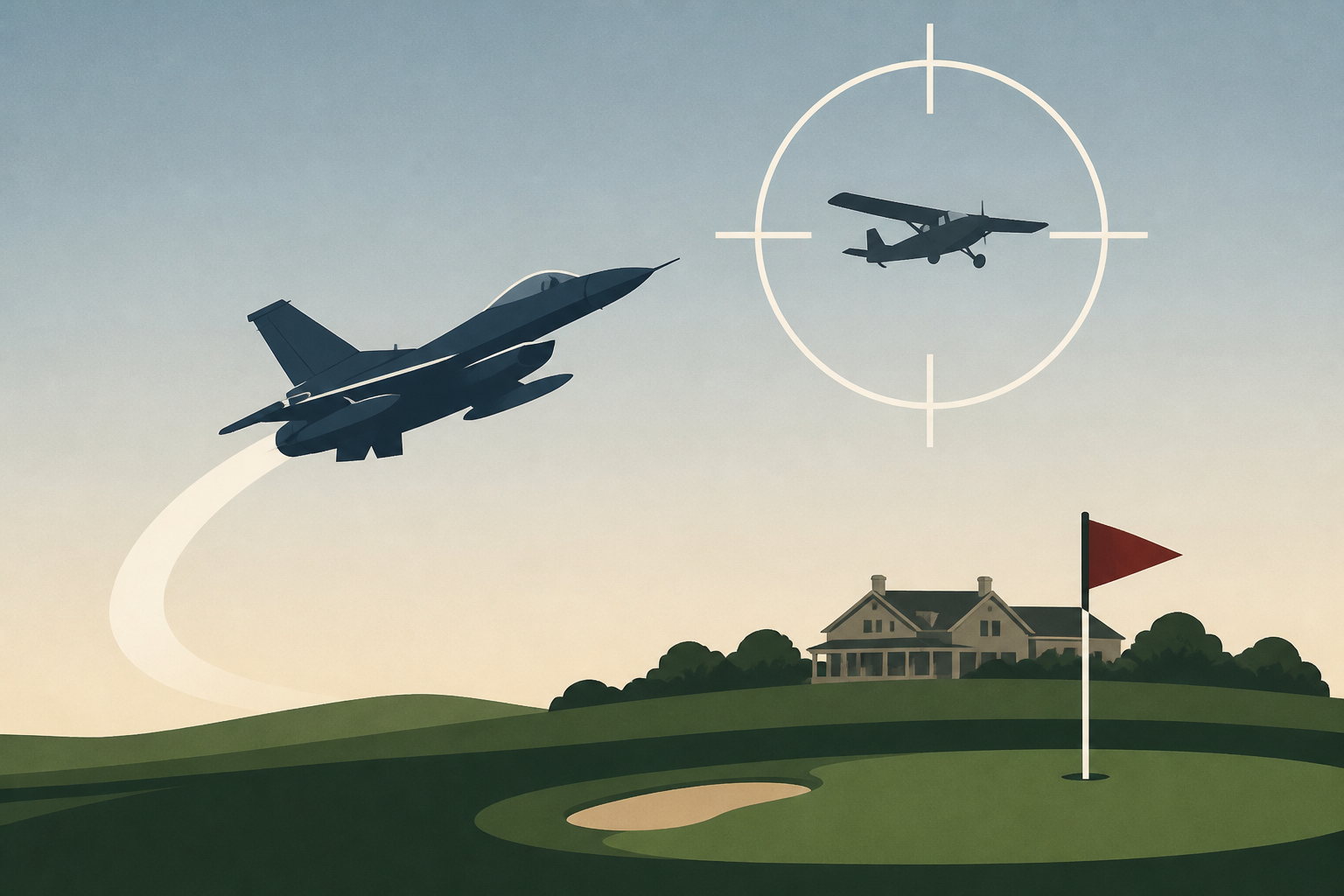 NORAD F-16s intercept aircraft near Trump’s Bedminster golf club