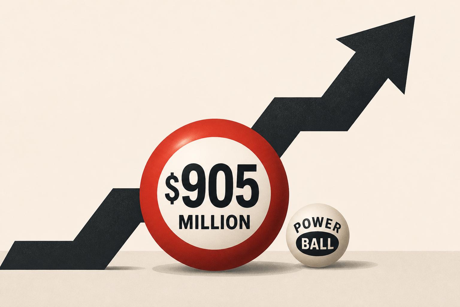 No big winner in Saturday night’s Powerball, jackpot climbs to estimated $905 million