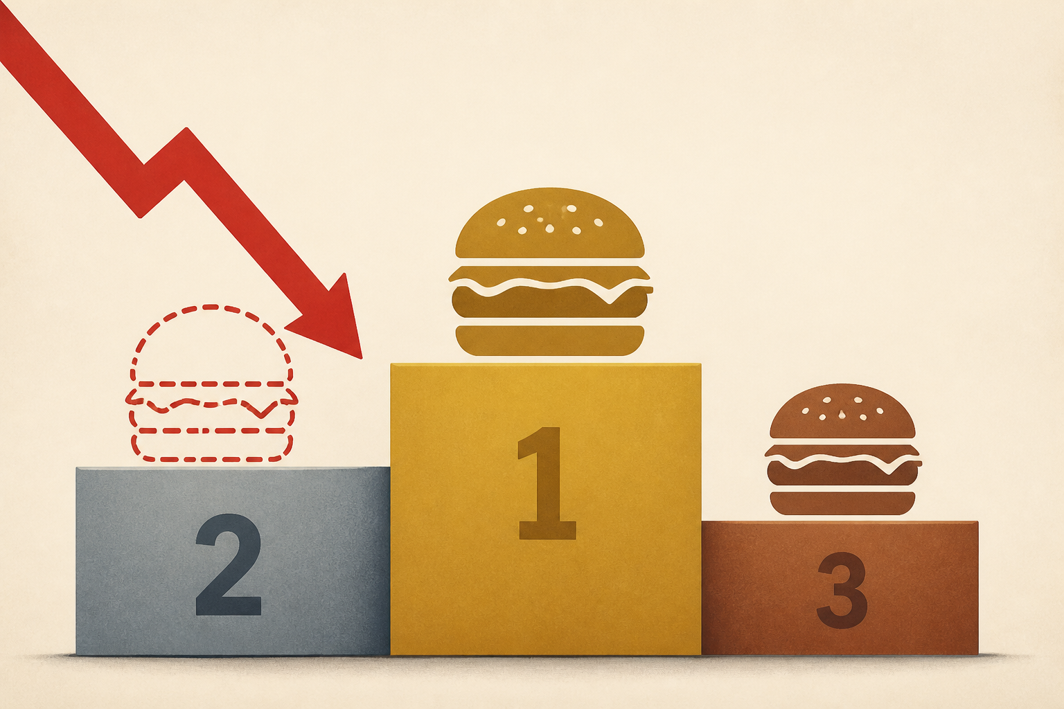 Wendy's loses status as second-largest burger chain after 6-year run