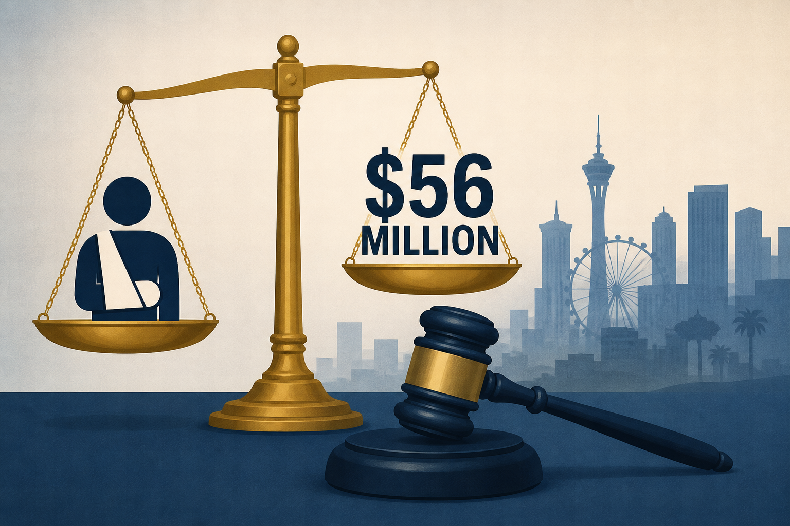 Jury awards man $56 million for serious injuries from Las Vegas Strip beating