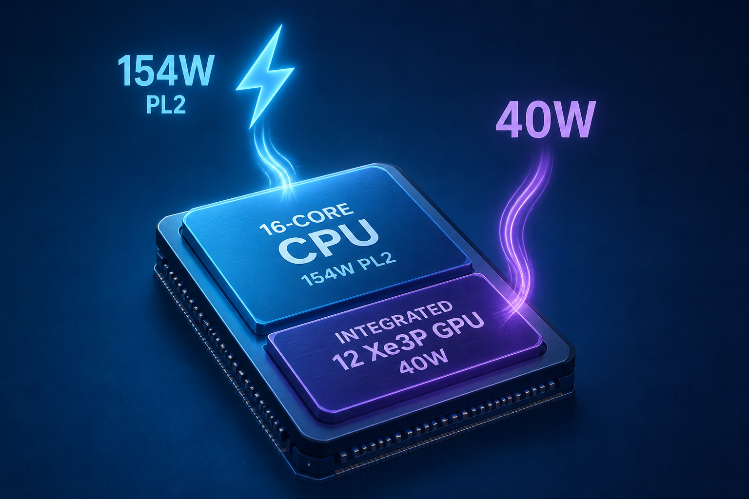 Intel Nova Lake 16-Core CPU Pushes 154W PL2, While its Integrated 12 Xe3P GPU Alone Eats 40 Watts