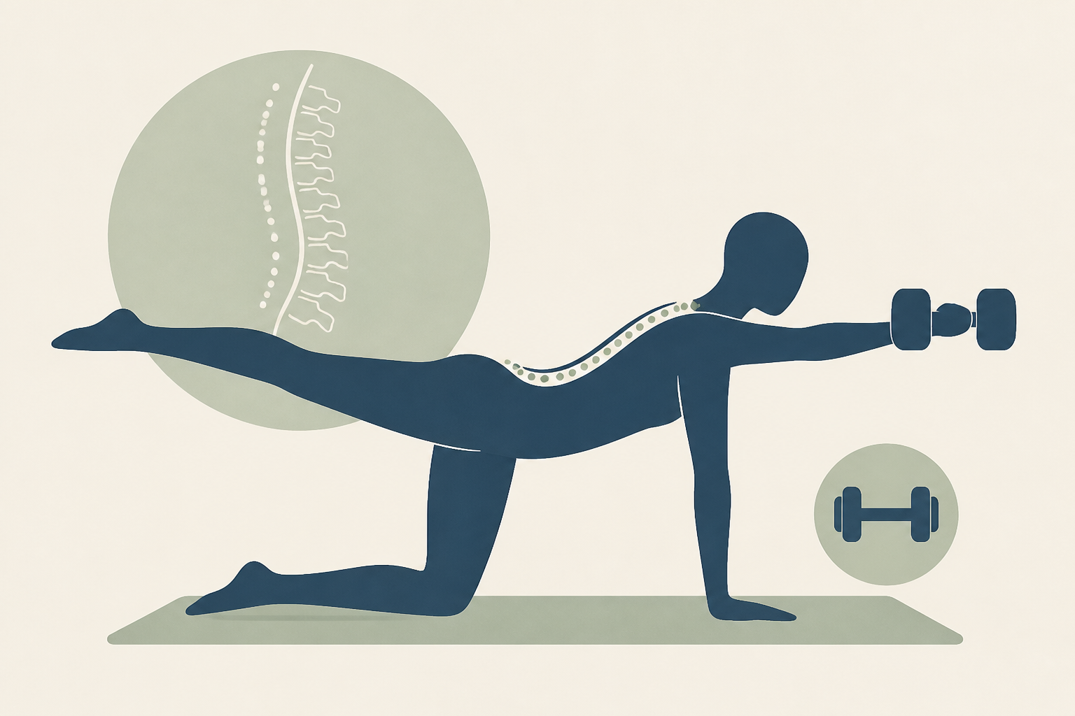 If you want to build strength while also working on your posture and alignment, try this Pilates-inspired dumbbell workout