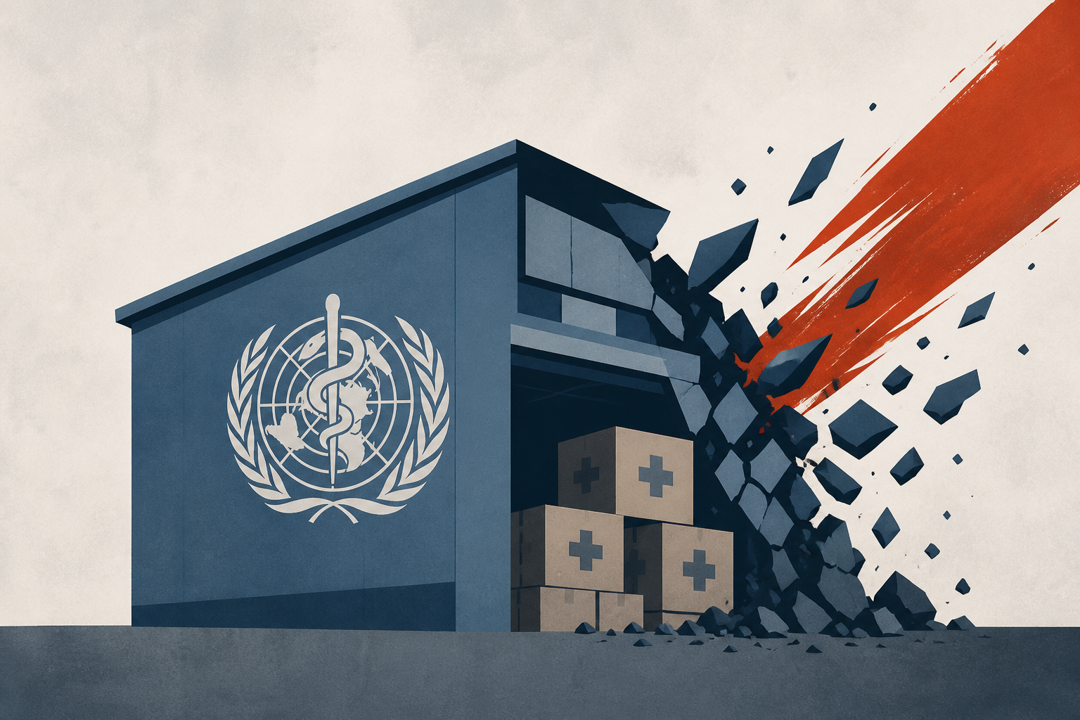 Russia destroys World Health Organization warehouse in Dnipro
