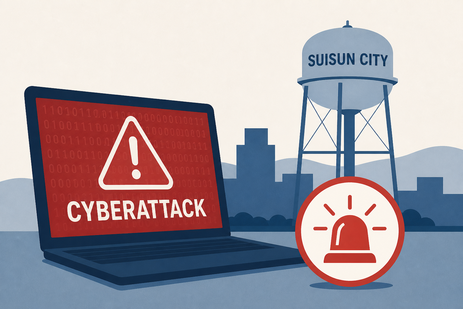 Cyberattack forces emergency declaration in Suisun City, Calif.