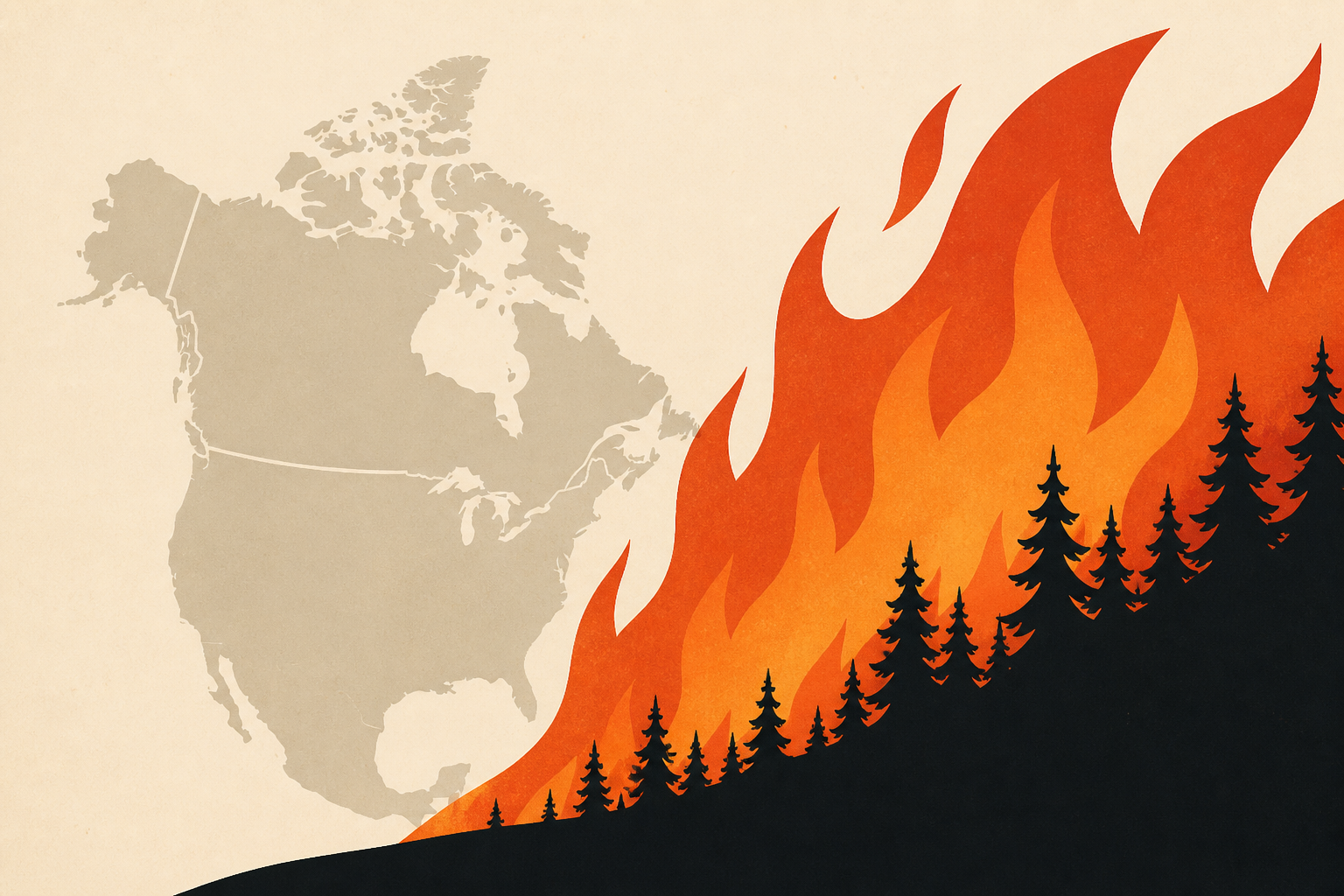 Crews battle wildfires in western U.S. and Canada