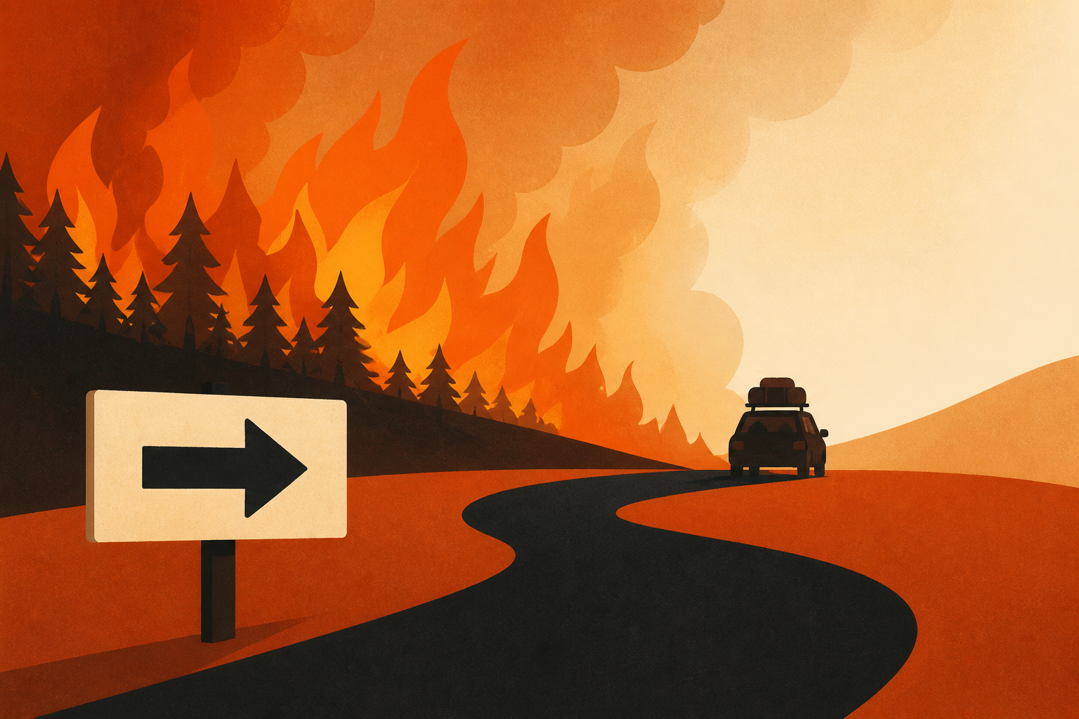 Residents evacuate as wildfires burn in western US and Canada