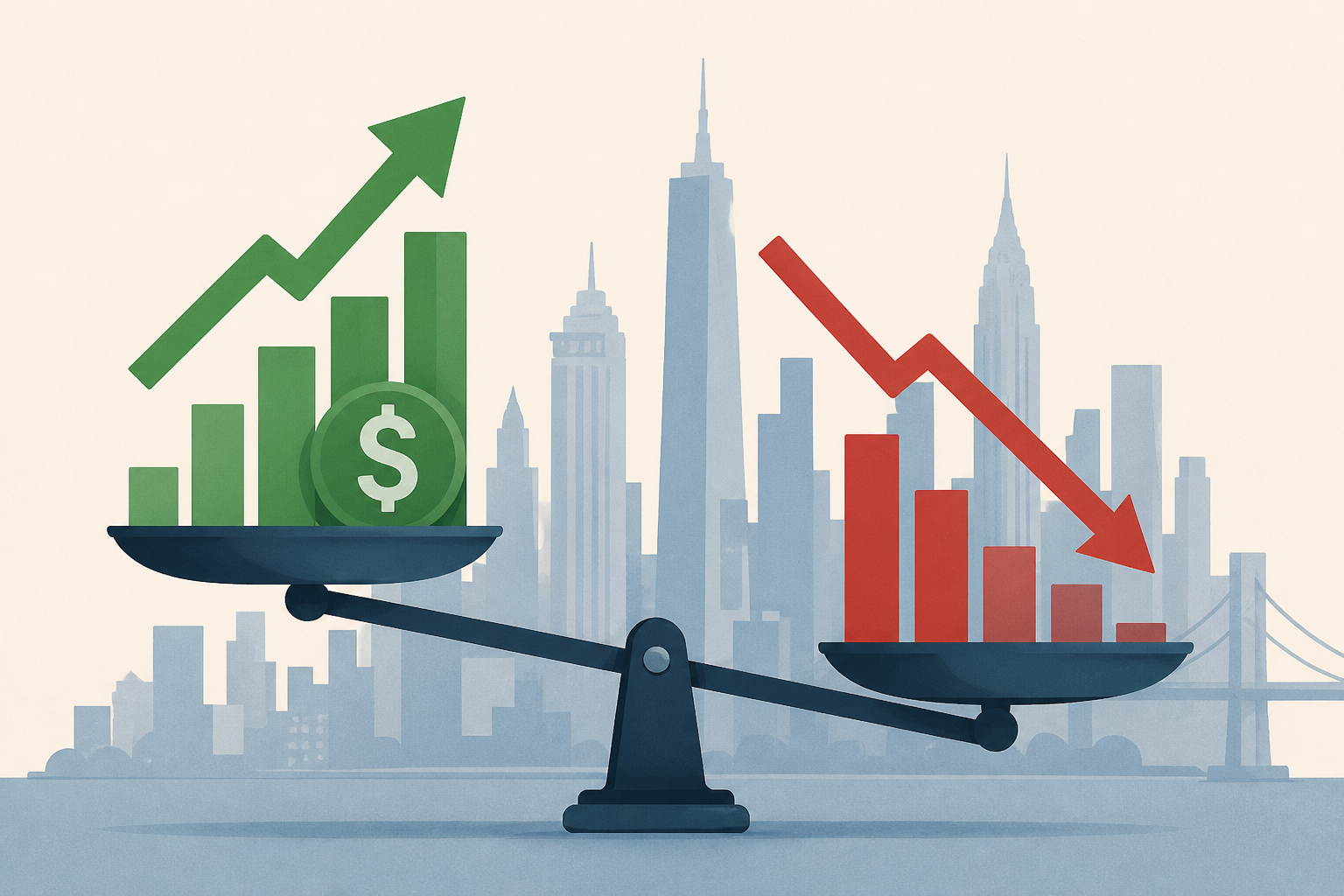 A fresh look at who's gaining, losing ground in New York City's economy
