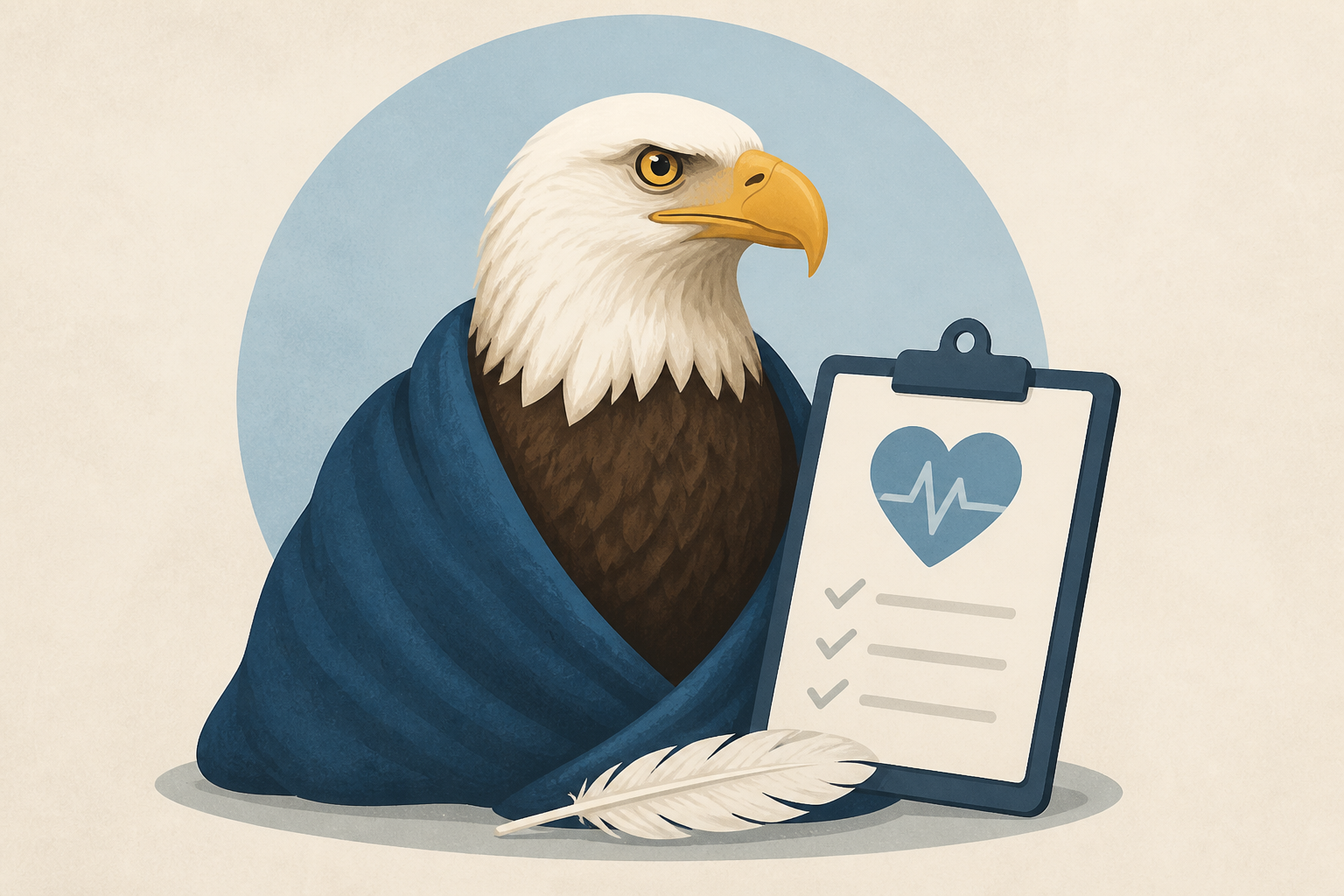 Jackie's care team shares health update on beloved bald eagle