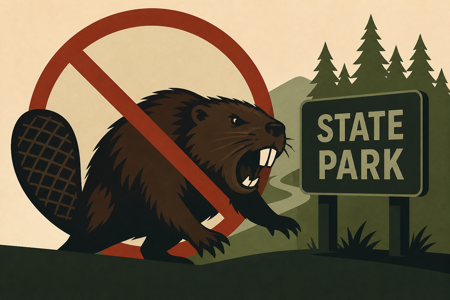 Rabid Beavers Attack Visitors at State Park