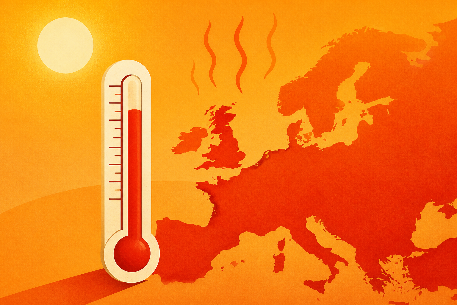 Western Europe sets new temperature record as heat waves hit region