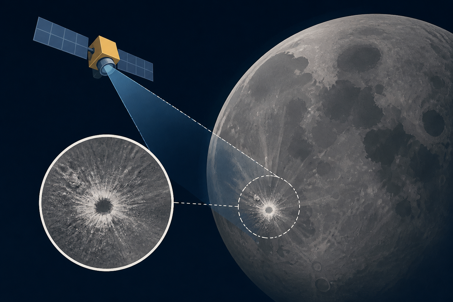 A South Korean satellite has captured images of the SpaceX rocket's impact on the Moon