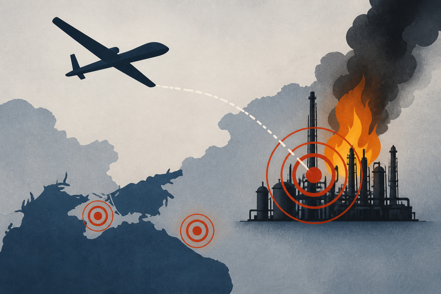 Ukrainian forces target Russian oil refinery in Tatarstan as attacks reported in occupied Crimea, Donetsk Oblast