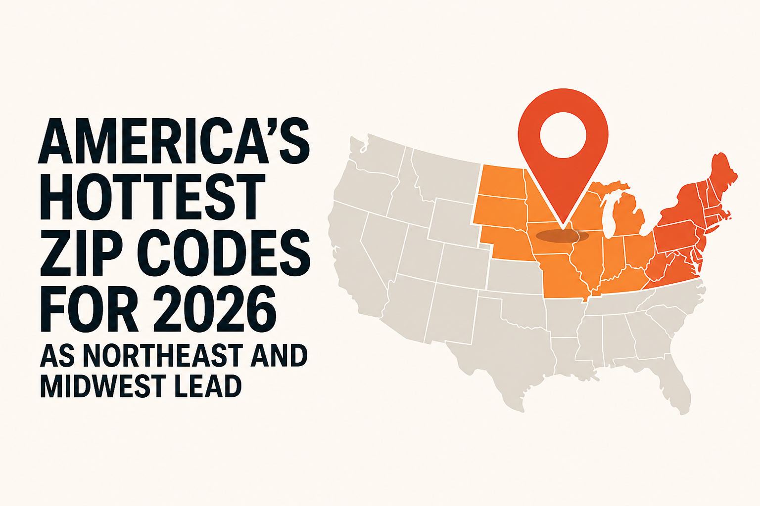 America's hottest ZIP codes for 2026 as Northeast and Midwest lead