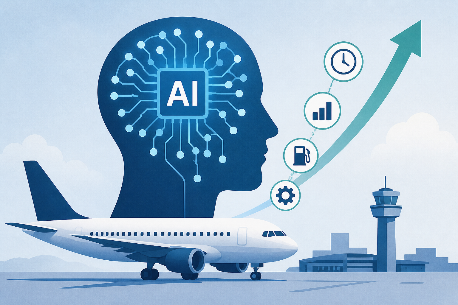 How one airline is using AI to optimize operations : NPR