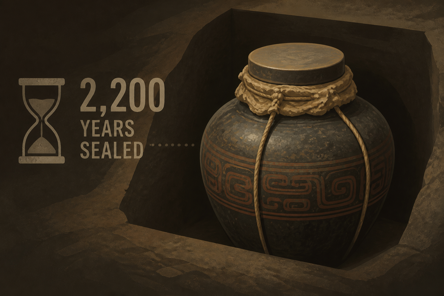 Ancient Chinese alcohol found sealed in a Qin tomb for 2,200 years