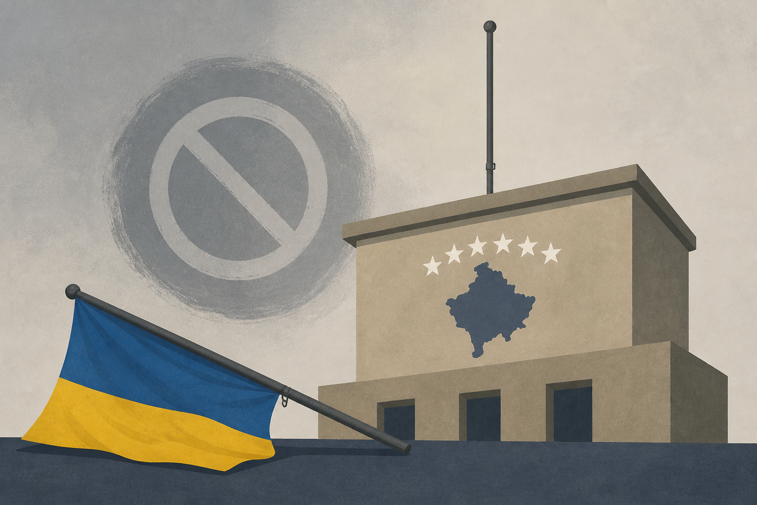 'Kosovo must be respected' - Ukrainian flag stripped from Kosovo building after Zelensky's Serbia visit inflames controversy