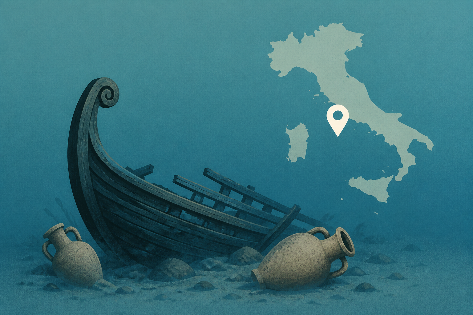 Ancient Roman shipwreck discovered off Italian coast