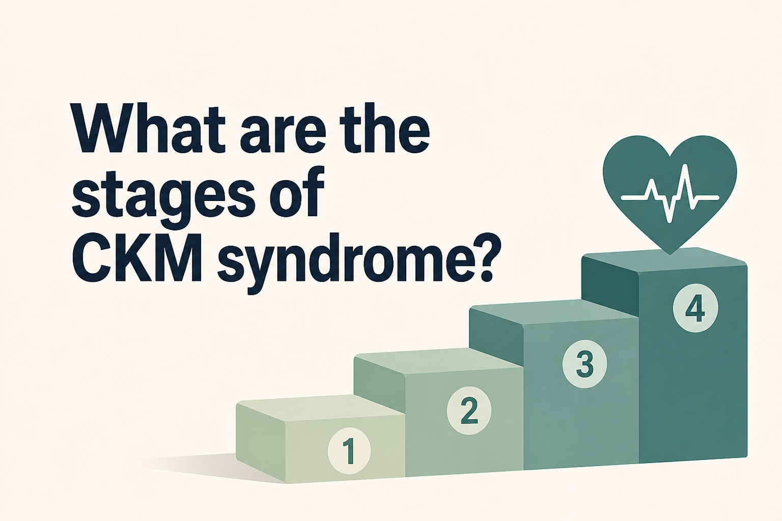 What are the stages of CKM syndrome?
