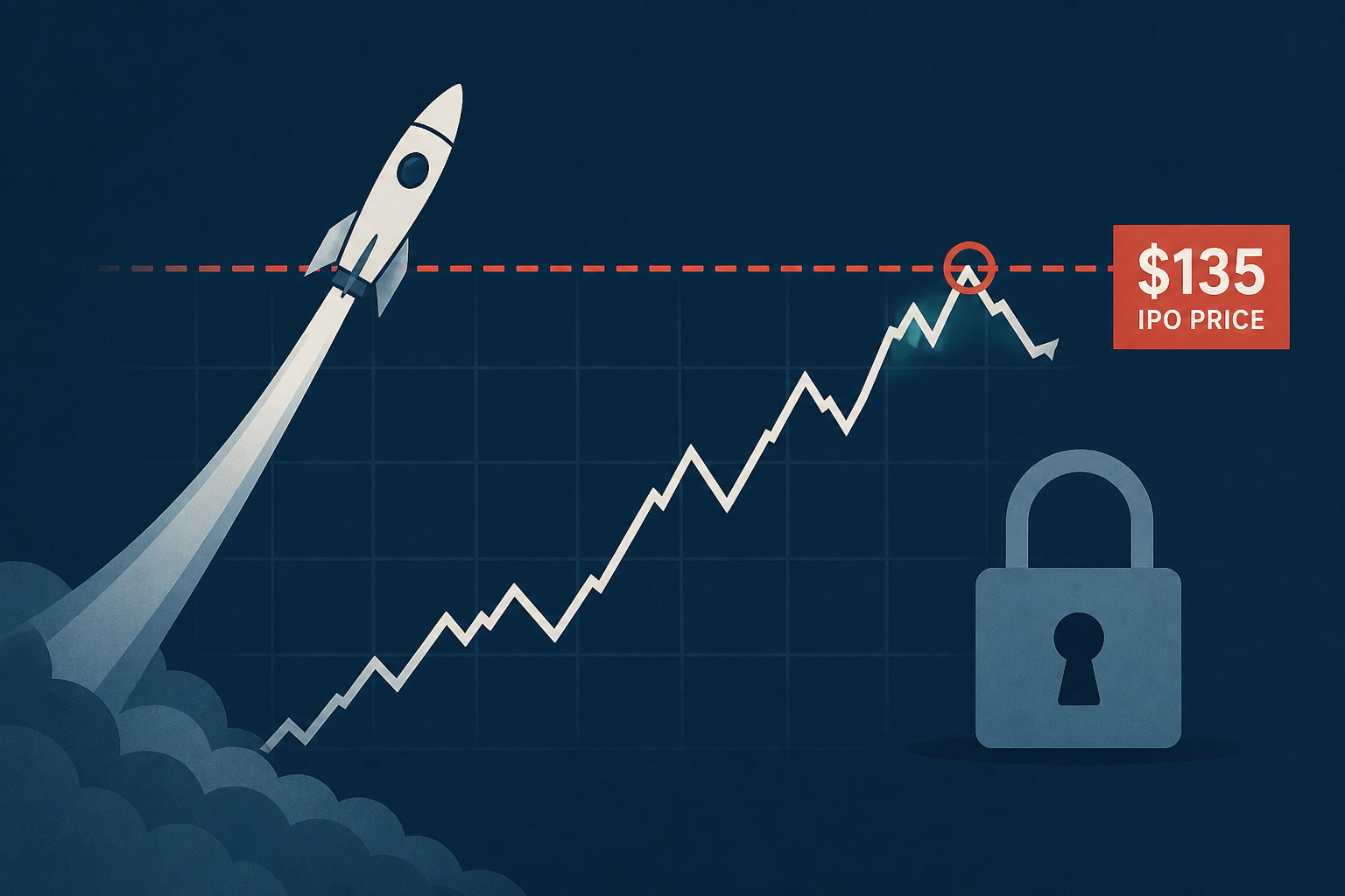 SpaceX Stock Hits Resistance at its $135 IPO Price After Earnings, Share Unlock