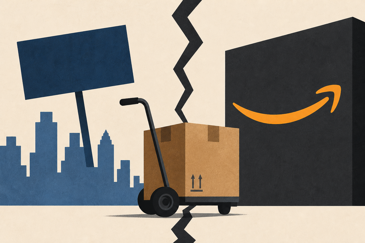 A Fight Brews Between Mamdani and Amazon Over Delivery Workers