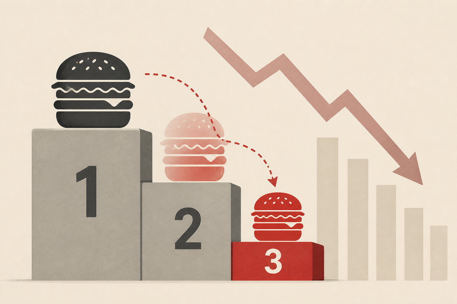 Wendy's loses status as second-largest burger chain after 6-year run
