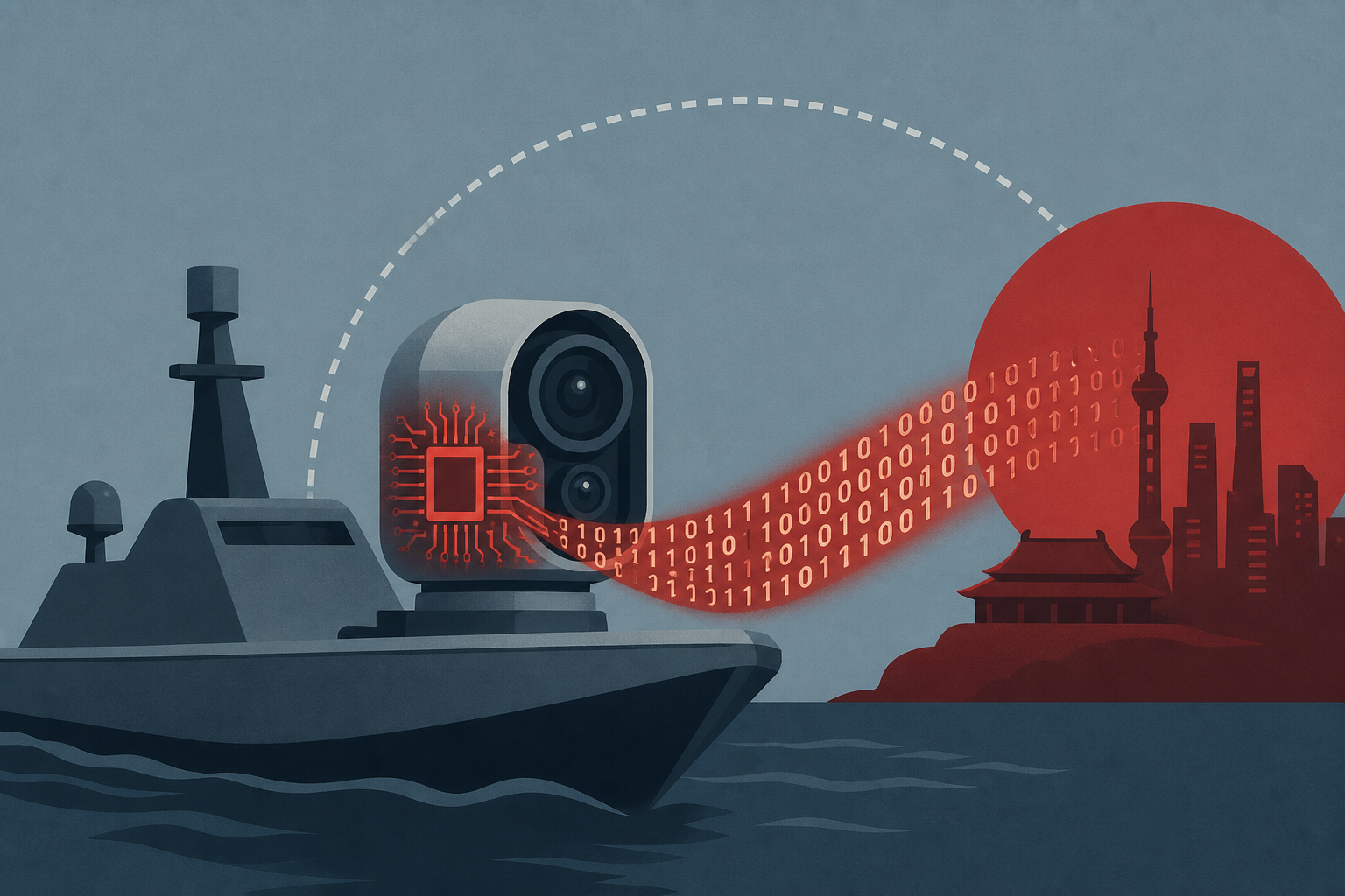 Chinese-Made Components on UK Naval Drone Cameras Sent Info to Beijing