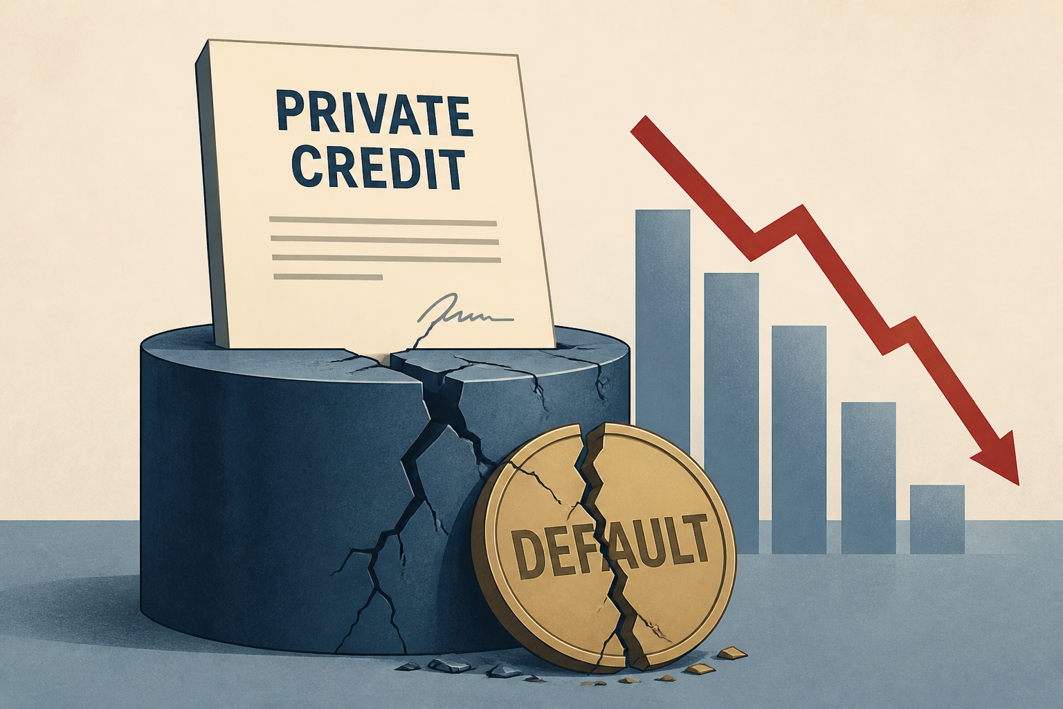Defaults Expose Cracks in High-Flying Private Credit
