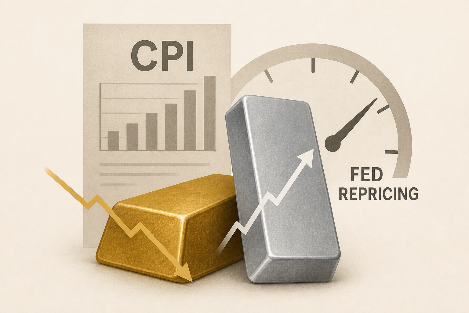 Gold softens, silver firms as CPI week tests Fed repricing - Kitco AM Report