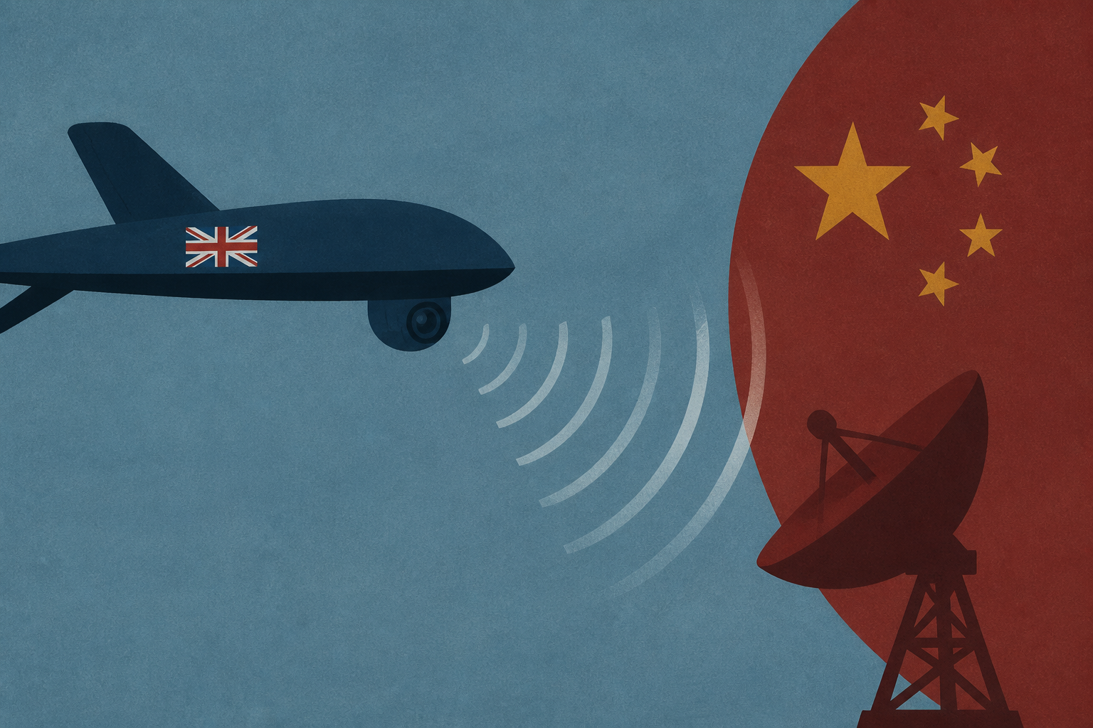 British Navy Drone Cameras Sent Signals to China