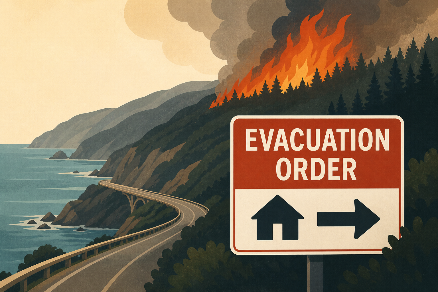 Evacuation orders issued for Big Sur as Timber Fire grows to 800 acres