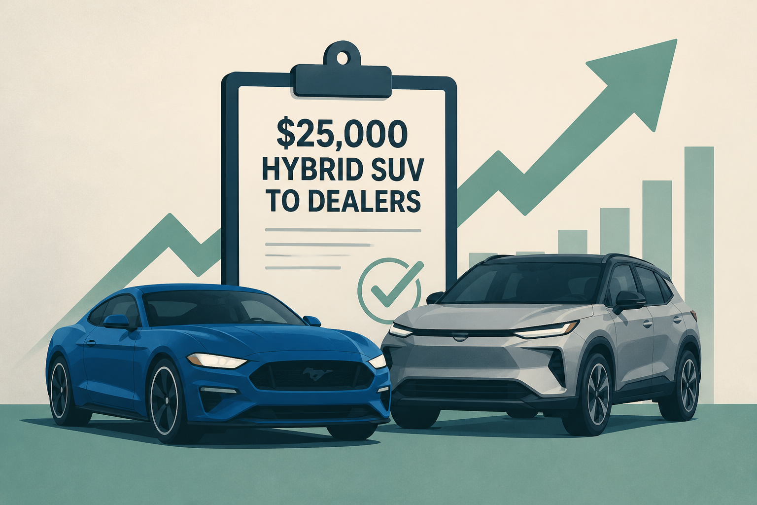 Door Mustang, $25,000 Hybrid SUV to Dealers: Report
