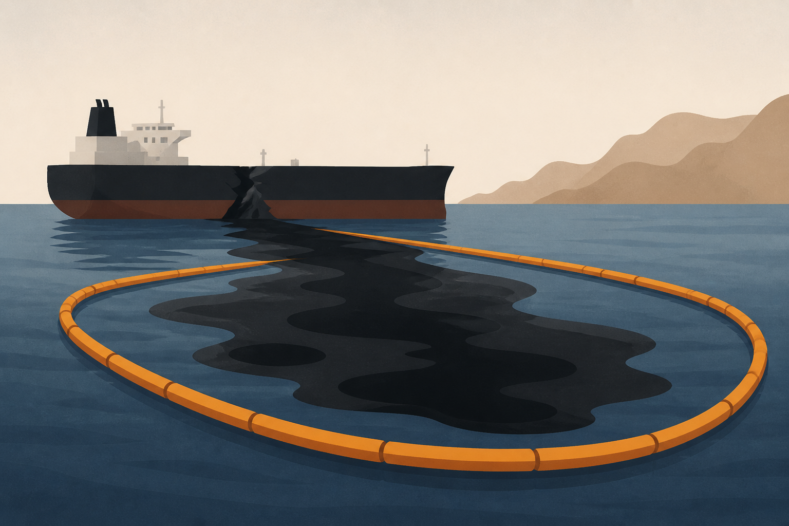 Oman trying to contain extensive oil spill from stricken tanker