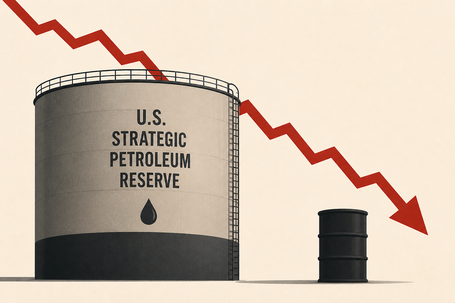 Crude oil stocks in US SPR fall to over four-decade low