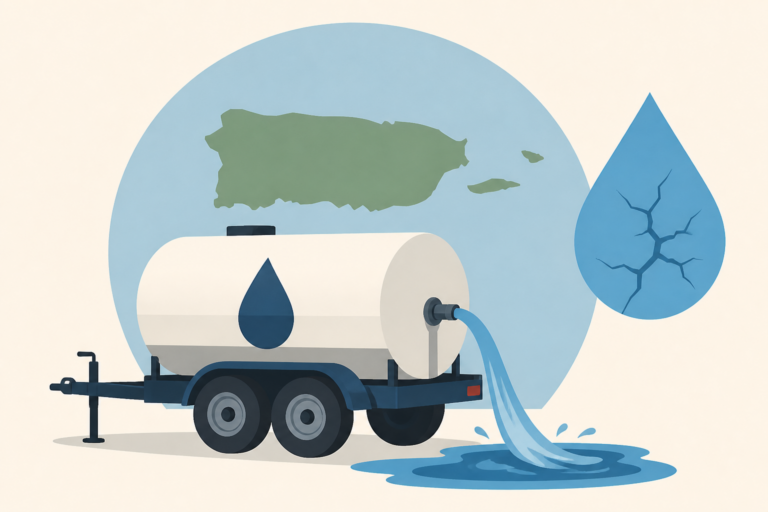FEMA says it's providing water trailers to Puerto Rico amid water crisis