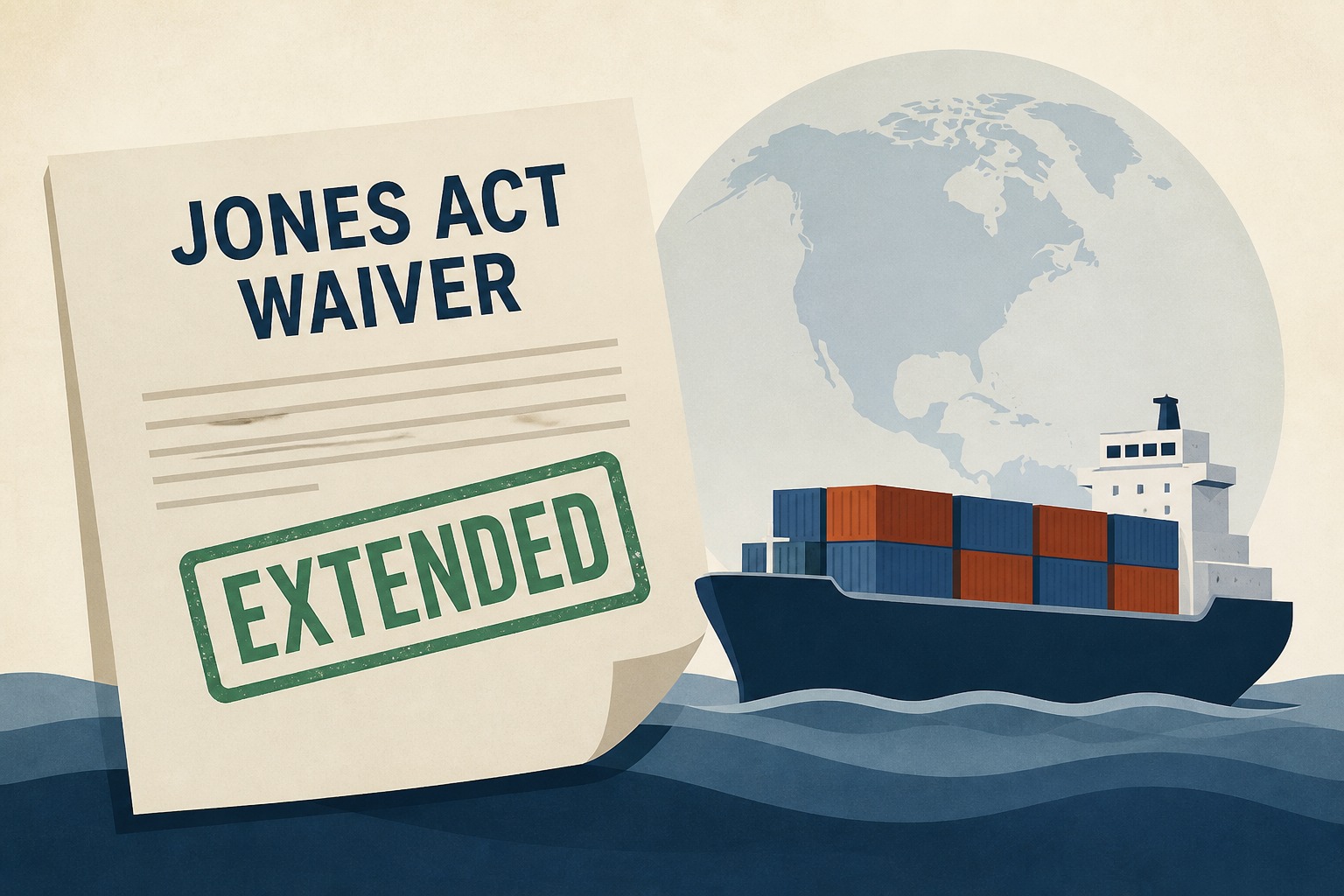 Trump extends Jones Act waiver for foreign ships