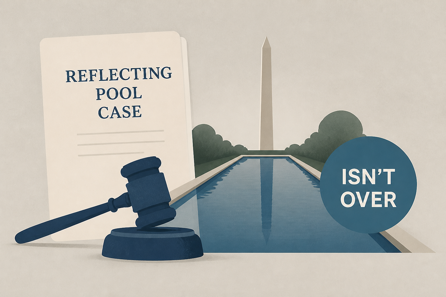David Hearn says Reflecting Pool case isn't over : NPR