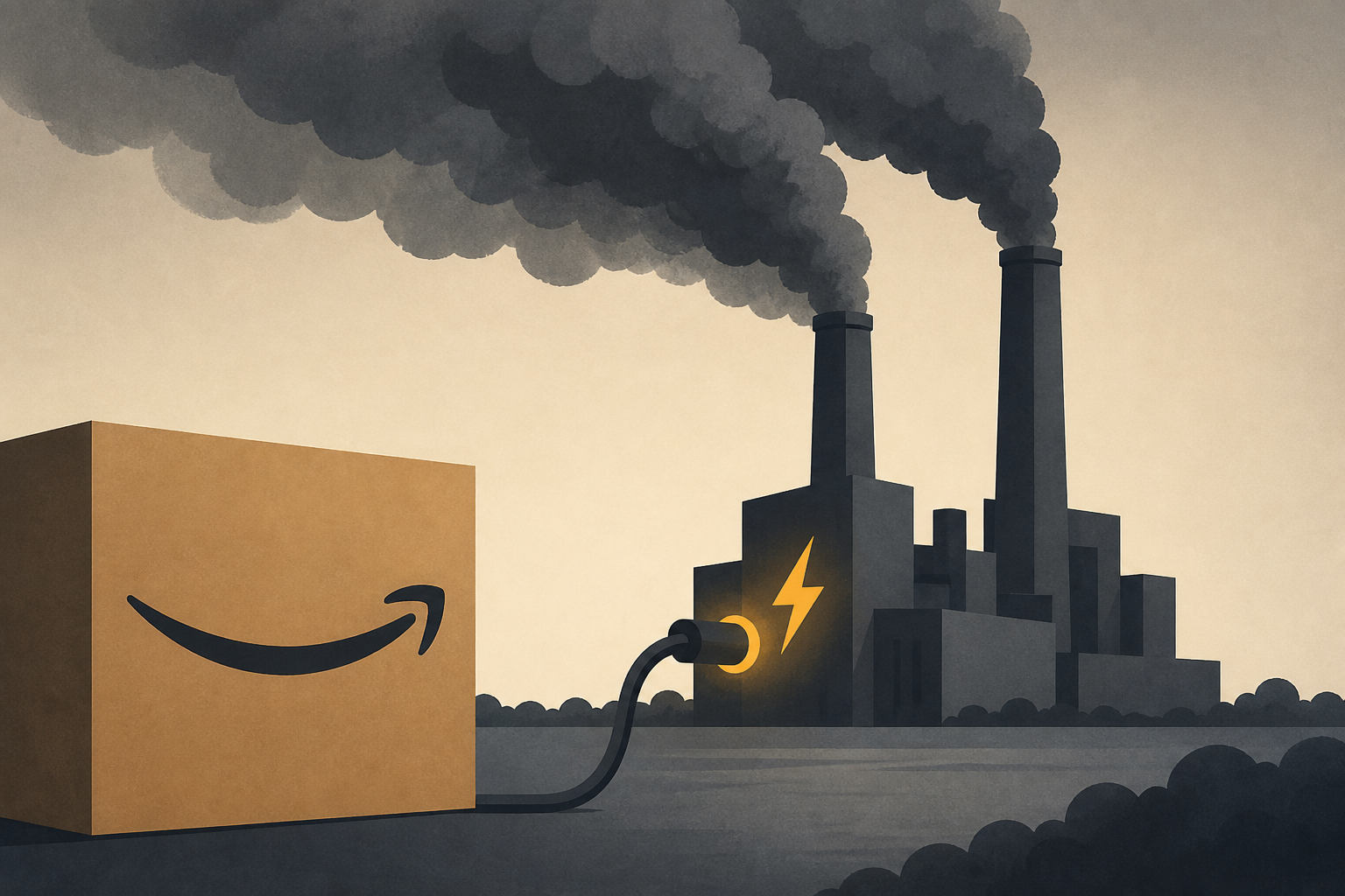 Amazon backs power plant that may become top source of US climate pollution