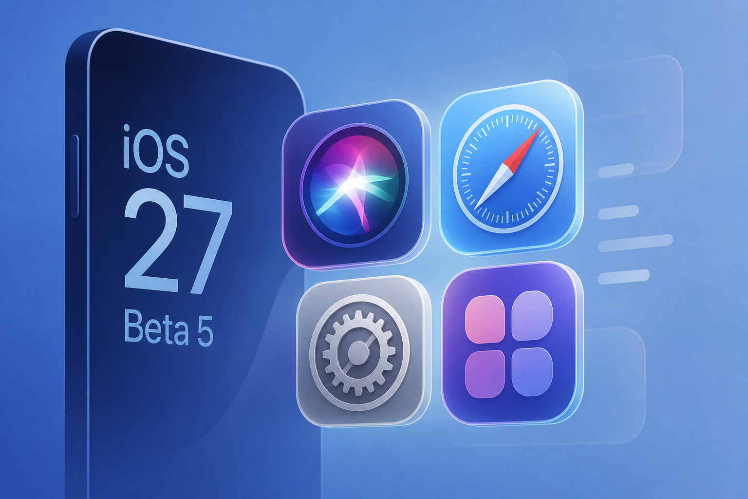 iOS 27 Beta 5 Brings New Icons for Siri, Safari, Settings and More