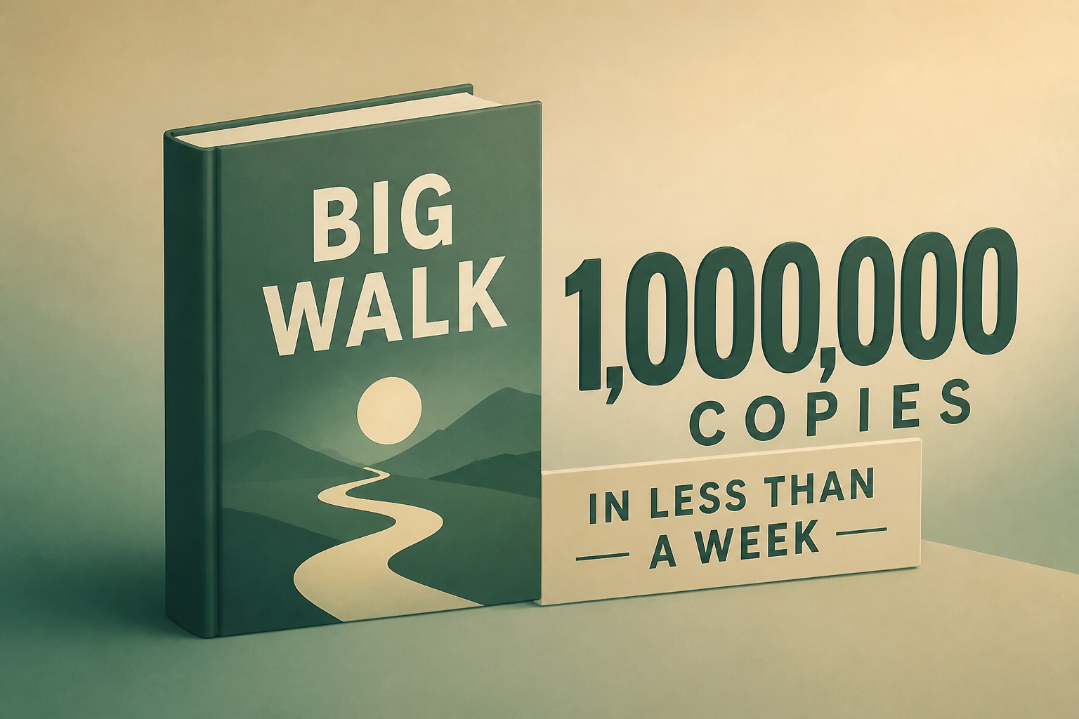 Big Walk Sells One Million Copies In Less Than A Week